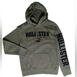 Army Green Arm Logo Hollister Hoodie